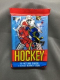 Factory Sealed 1984-85 Topps Hockey 15 Card Pack - Wayne Gretzky?