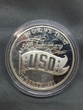 1991 United States USO Proof Silver Dollar - 90% Silver Coin