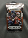 Factory Sealed 2017 Panini Prizm Football 4 Card Pack - Patrick Mahomes Silver Rookie?