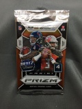 Factory Sealed 2017 Panini Prizm Football 4 Card Pack - Patrick Mahomes Silver Rookie?