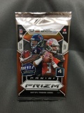 Factory Sealed 2017 Panini Prizm Football 4 Card Pack - Patrick Mahomes Silver Rookie?