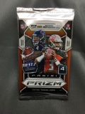 Factory Sealed 2017 Panini Prizm Football 4 Card Pack - Patrick Mahomes Silver Rookie?