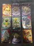 9 Card Lot of Vintage Topps Chrome Pokemon Cards from Huge Pokemon Hoard - WOW