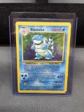 Pokemon Base Set Unlimited BLASTOISE Holofoil Rare Trading Card 2/102