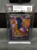 BGS Graded 2020 Pokemon Champion's Path Promo CHARIZARD V Holofoil Rare Card - NM-MT+ 8.5