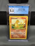 CGC Graded 1999 Pokemon Base Set Unlimited CHARMANDER Trading Card - NM-MT+ 8.5