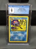CGC Graded 1999 Pokemon Fossil 1st Edition TENTACRUEL Trading Card - MINT 9