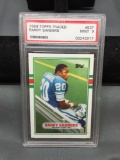 PSA Graded 1989 Topps Traded BARRY SANDERS Lions ROOKIE Football Card - MINT 9