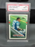 PSA Graded 1989 Topps Traded BARRY SANDERS Lions ROOKIE Football Card - MINT 9