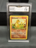 GMA Graded 2000 Pokemon Base 2 Set CHARMANDER Trading Card - NM+ 7.5