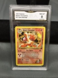 GMA Graded 2000 Pokemon Gym Challenge BLAINE'S CHARMELEON Trading Card - NM-MT 8