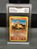 GMA Graded 2000 Pokemon Gym Challenge BLAINE'S CHARMANDER Trading Card - EX-NM+ 6.5