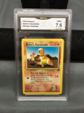 GMA Graded 2000 Pokemon Gym Challenge BLAINE'S CHARMANDER Trading Card - NM+ 7.5