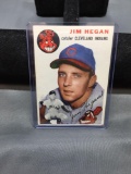 1954 Topps #29 JIM HEGAN Indians Vintage Baseball Card