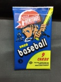 Factory Sealed 2020 Topps Heritage Baseball 9 Card Hobby Pack