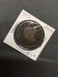 1847 United States 1 Cent Large Cent Penny Cent Coin