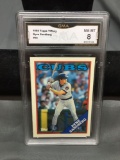 GMA Graded 1988 Topps Tiffany RYNE SANDBERG Cubs Baseball Card - Rare - NM-MT 8