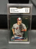 GMA Graded 2018 Topps Update MIKE TROUT Angels All-Star Baseball Card - NM-MT+ 8.5