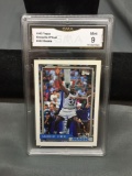 GMA Graded 1992-93 Topps #362 SHAQUILLE O'NEAL Magic Lakers ROOKIE Basketball Card - MINT 9