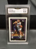 GMA Graded 1992-93 Topps Gold #393 ALONZO MOURNING Hornets ROOKIE Basketball Card - NM-MT+ 8.5