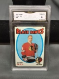 GMA Graded 1971-72 Topps #50 BOBBY HULL Black Hawks Vintage Hockey Card - VG-EX 4