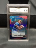 GMA Graded 2017 Donruss Optic Pink Prizm KENNY GOLLADAY Lions ROOKIE Football Card - NM-MT+ 8.5