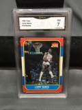 GMA Graded 1986-87 Fleer #78 LARRY NANCE Cavs ROOKIE Vintage Basketball Card - NM 7