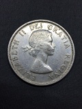 1958 Canada British Columbia Silver Dollar - 80% Silver Coin from Estate