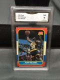 GMA Graded 1986-87 Fleer #125 HERB WILLIAMS Pacers ROOKIE Vintage Basketball Card - NM 7