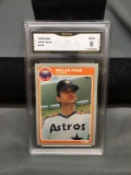 GMA Graded 1985 Fleer #359 NOLAN RYAN Astros Vintage Baseball Card - MINT 9