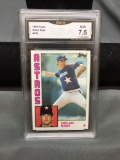 GMA Graded 1984 Topps #470 NOLAN RYAN Astros Vintage Baseball Card - NM+ 7.5
