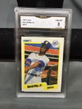 GMA Graded 1990 Fleer #513 KEN GRIFFEY JR. Mariners 2nd Year Baseball Card - NM-MT 8