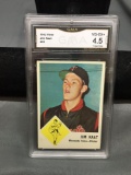 GMA Graded 1963 Fleer #22 JIM KAAT Twins Vintage Baseball Card - VG-EX+ 4.5