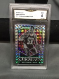 GMA Graded 2019-20 Panini Mosaic OS Mosaic Prizm MAGIC JOHNSON Lakers Basketball Card - EX 5