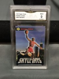 GMA Graded 1993-94 Upper Deck MICHAEL JORDAN Skylights BULLS Basketball Card - MINT 9