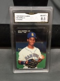 GMA Graded 1989 Mother's Cookies #2 KEN GRIFFEY JR. Mariners ROOKIE Baseball Card - NM-MT+ 8.5