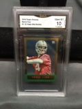 GMA Graded 2014 Topps Chrome 63 Style Mini DEREK CARR Raiders ROOKIE Football Card - GEM MINT 10