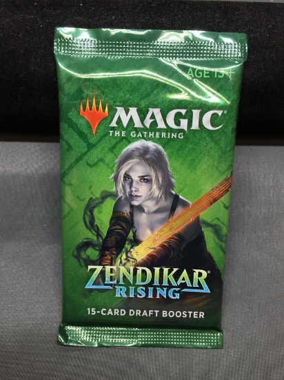 Factory Sealed Magic the Gathering ZENDIKAR RISING 15 Card Draft Booster Pack