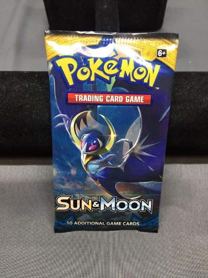 Factory Sealed Pokemon Sun & Moon Base Set 10 Card Booster Pack