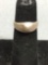 Mexican Made Hand-Crafted 7mm Wide Tapered Domed Solid Sterling Silver Ring Band