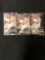 3 Factory Sealed Packs of 2000 Skybox Impact Football 10 Card Packs from Hobby Box