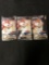 3 Factory Sealed Packs of 2000 Skybox Impact Football 10 Card Packs from Hobby Box