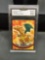 GMA Graded 2000 Topps Pokemon TV Animation Edition CHARIZARD Trading Card - NM-MT+ 8.5