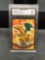 GMA Graded 2000 Topps Pokemon TV Animation Edition CHARIZARD Trading Card - MINT 9