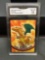 GMA Graded 2000 Topps Pokemon TV Animation Edition CHARIZARD Trading Card - GEM MINT 10