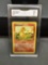 GMA Graded 1999 Pokemon Base Set Unlimited CHARMANDER Trading Card - NM 7