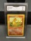 GMA Graded 1999 Pokemon Base Set Unlimited CHARMANDER Trading Card - NM 7