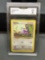 GMA Graded 1999 Pokemon Base Set Unlimited RATTATA Trading Card - MINT 9