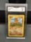 GMA Graded 1999 Pokemon Base Set Unlimited DIGLETT Trading Card - NM-MT 8