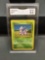 GMA Graded 1999 Pokemon Base Set Unlimited NIDORAN Trading Card - NM-MT+ 8.5
